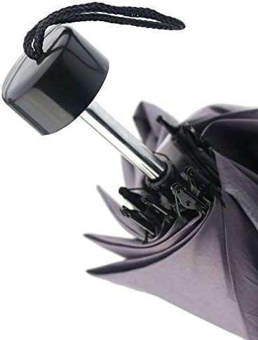 Uooiu TinaWood Funny Middle Finger Umbrella Black
