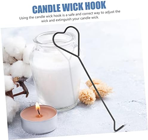 Happyyami Iron Heart-Shaped Candle Wick Dipper 4 Pack