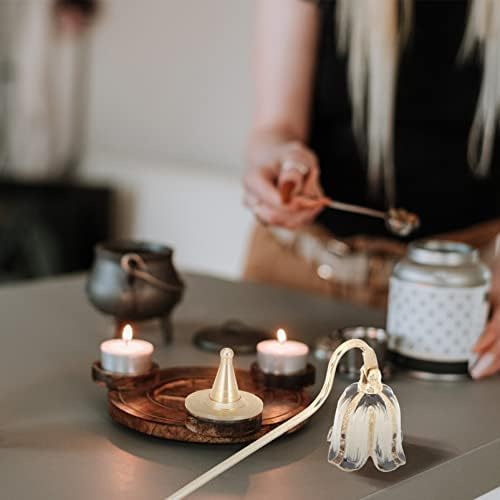 HOLIDYOYO Painted Flower Candle Snuffer
