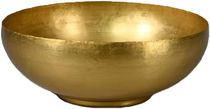 Serene Spaces Living Decorative Brass Bowl 12 Diameter