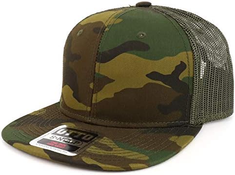 Armycrew Camouflage Cotton Twill Snapback Hat 1