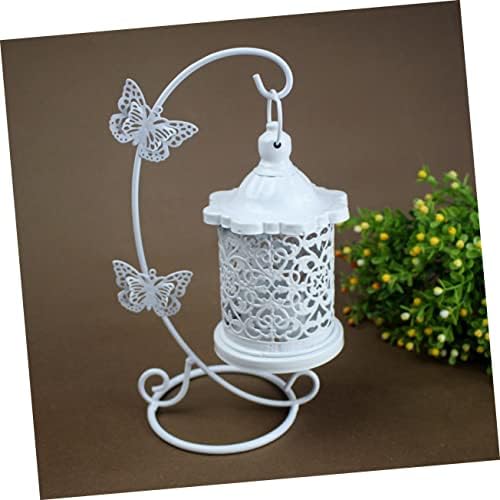 Zerodeko Wrought Iron Bird Cage Candlestick Holder 1