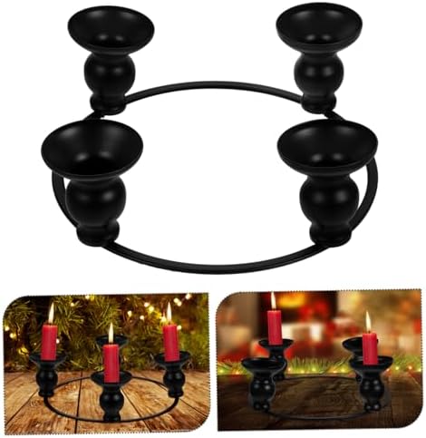 MAGICLULU Iron Christmas Candle Holder Ring 1