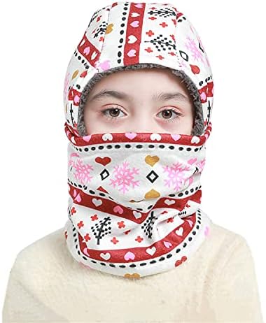 Kids Winter Thermal Fleece Balaclava Hood