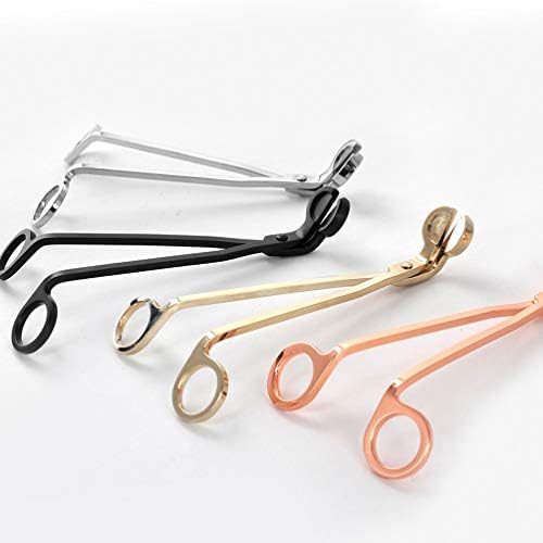 Teensery Stainless Steel Candle Wick Trimmer Black