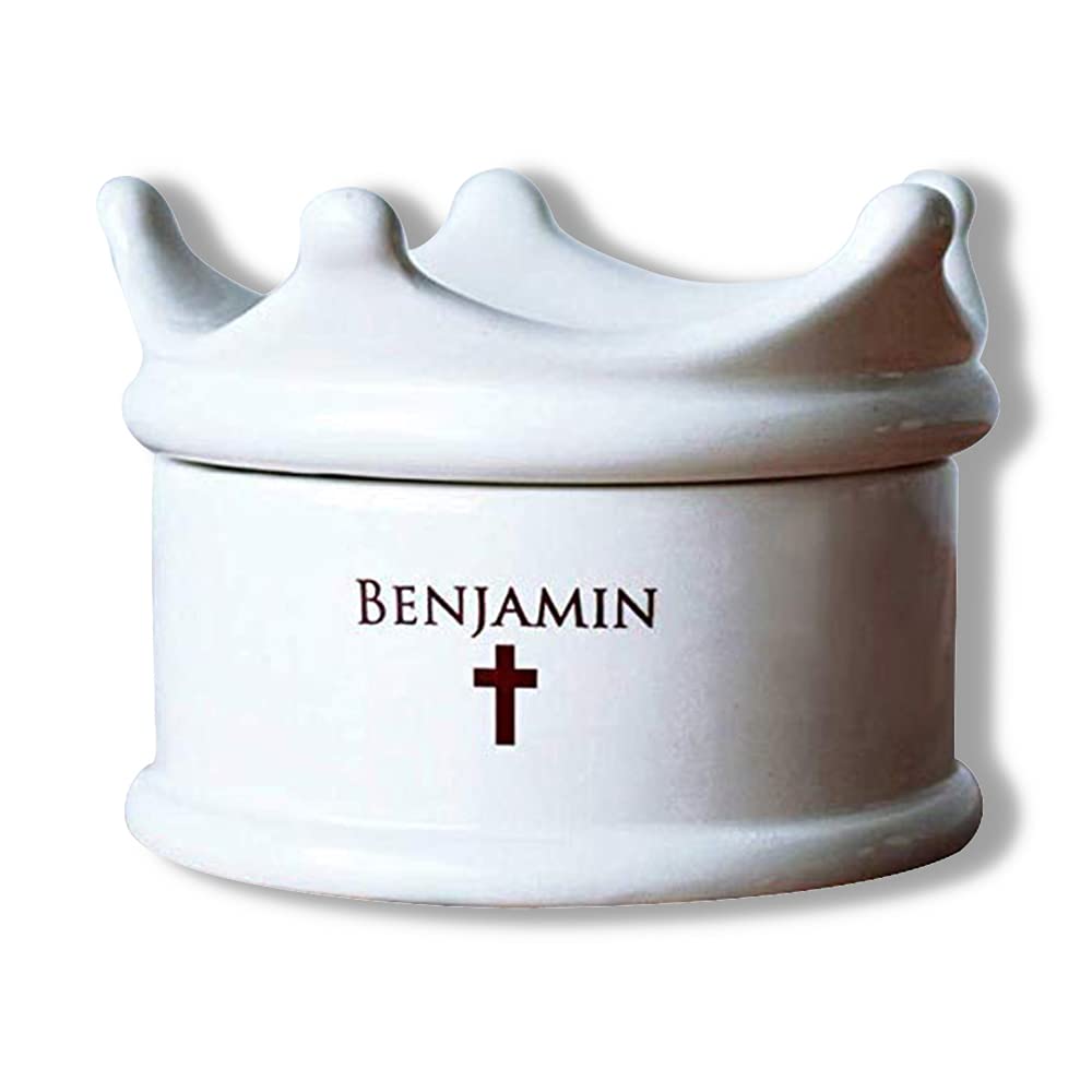 Personalized Crown Keepsake Box with Irish Blessing 1