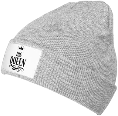 Queen And Im Her King Knitted Hat Winter Warm Cap