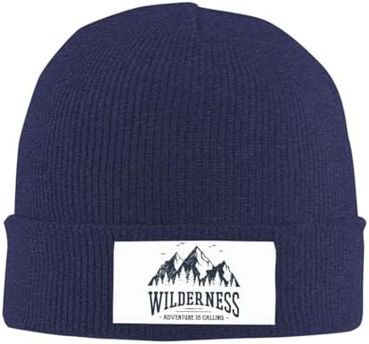 Winter Warm Knitted Hat for Girls Black Cap