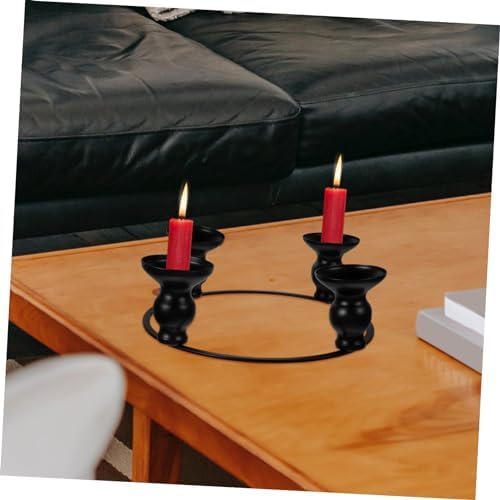 MAGICLULU Iron Christmas Candle Holder Ring 1