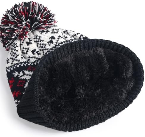 DANMY Kids Winter Knit Beanie Scarf Gloves Set