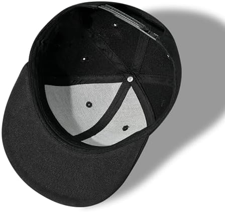 Tijeyi Black Snapback Hat with Cross Design