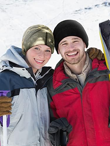 SATINIOR 4 Pack Cotton Skull Caps Winter Warm Beanies