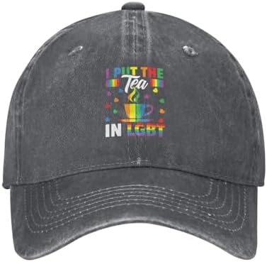 I Put The Tea In LGBT Baseball Cap for Men Women 1