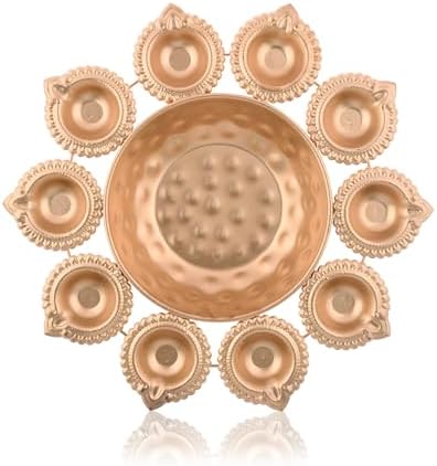 CraftVatika Diya Urli Bowl for Home Decor Diwali Gifts