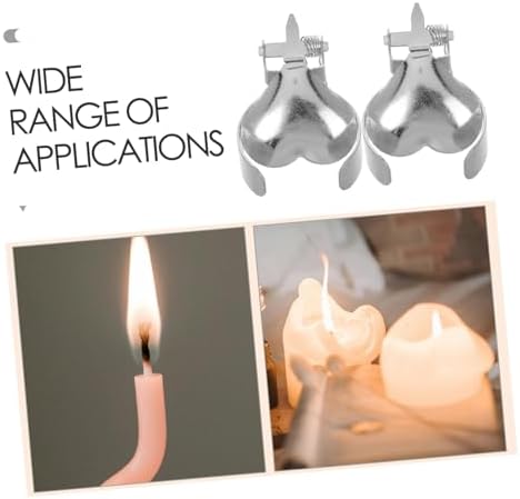 ZUNOXAZ 2-Pack Heart Design Metal Candle Snuffer