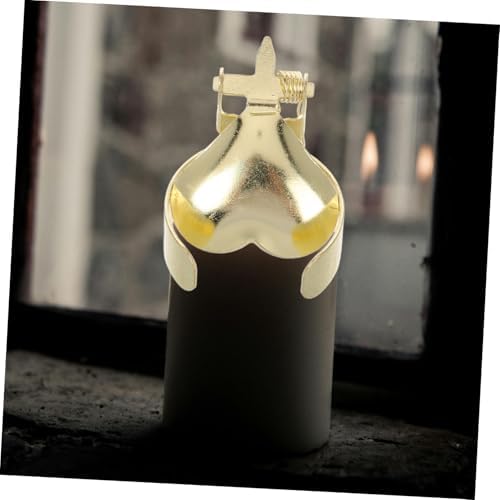 Cabilock Heart Shaped Metal Candle Snuffer Tool Set