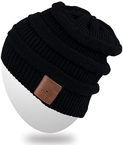 Rotibox Bluetooth Beanie with Headphones for Winter Sports and Christmas Gifts