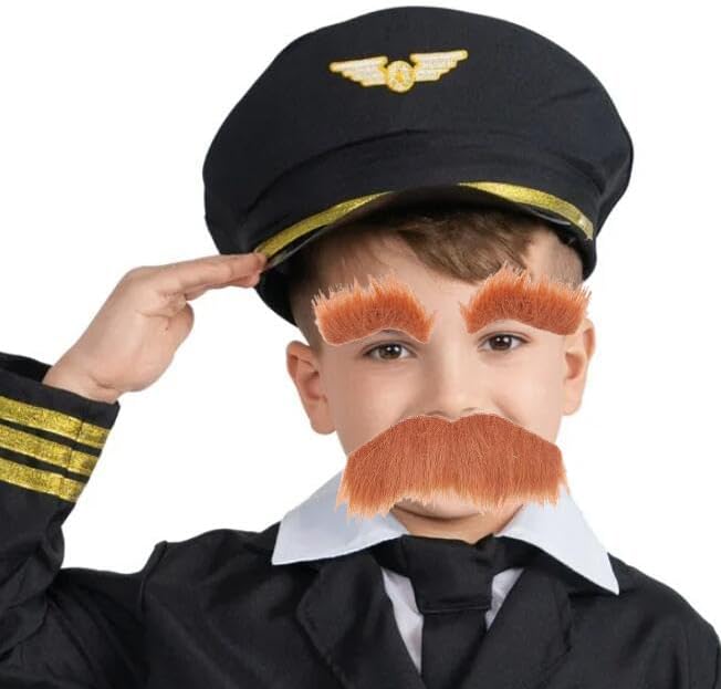 SUWOW Fake Bushy Mustache for Halloween Costume