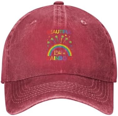 Beautiful Like A Rainbow Baseball Cap for Men Women