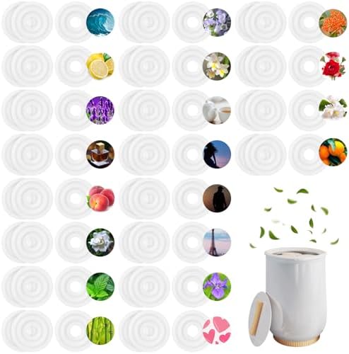 Demissle 60 Pcs 20 Flavors Scent Discs for Towel Warmers