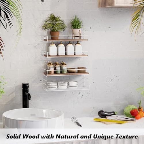 Wall Mounted Bathroom Shelves Over Toilet Set of 3