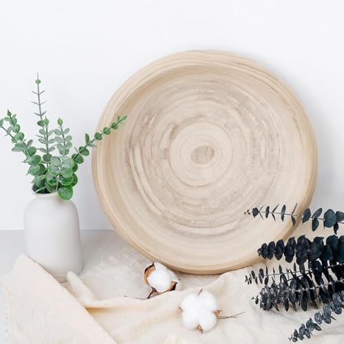Handcrafted Paulownia Wood Decorative Bowl 1