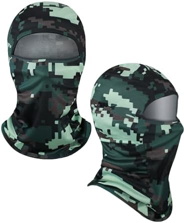 Blulu 3-Pack Camo Balaclava Face Mask for Outdoor