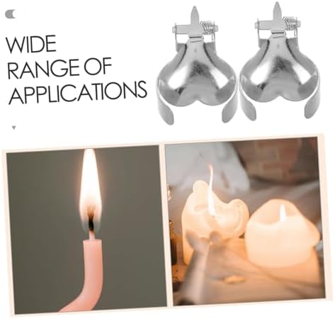 VOSAREA 2Pcs Heart Shaped Candle Snuffer Extinguisher 1