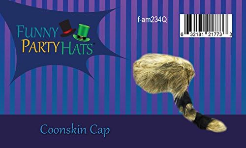 Funny Party Hats Coonskin Cap for Men