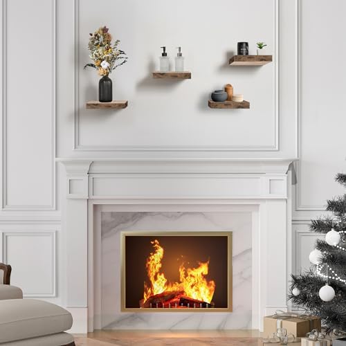 Sorbus 4 Square Floating Shelves for Wall Decor