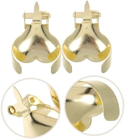 Luxshiny Gold Heart Shaped Candle Snuffer Set