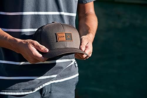 Hurley Mens Caps - Black Snap Back Trucker Hat