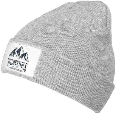 Wilderness Adventure Mountain Knitted Hat Winter Warm