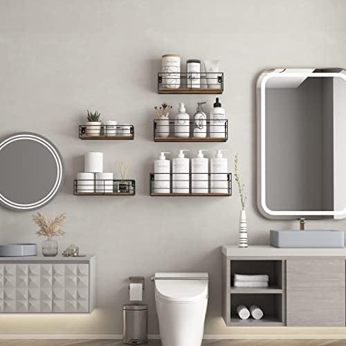 CRUGLA Floating Wall Shelves Set of 5