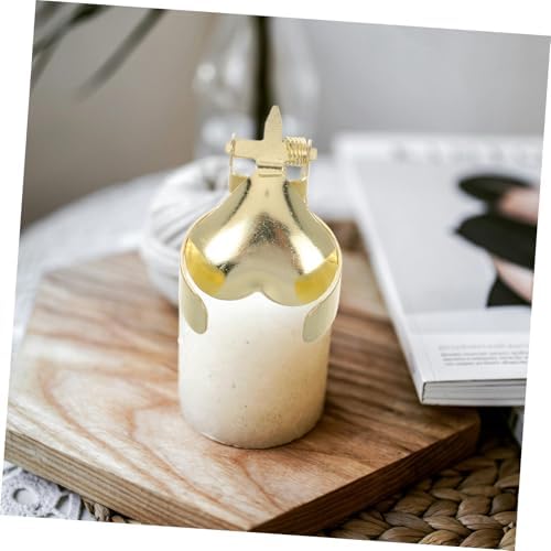 Luxshiny Gold Heart Shaped Candle Snuffer Set
