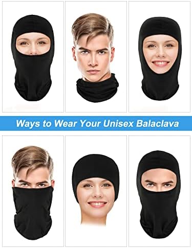 Geyoga 8-Piece UV Protection Balaclava for Outdoor Sports