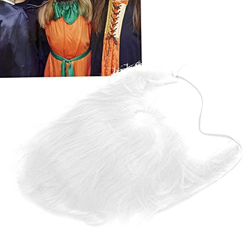 Horoper White Fake Beard for Party Costume Halloween