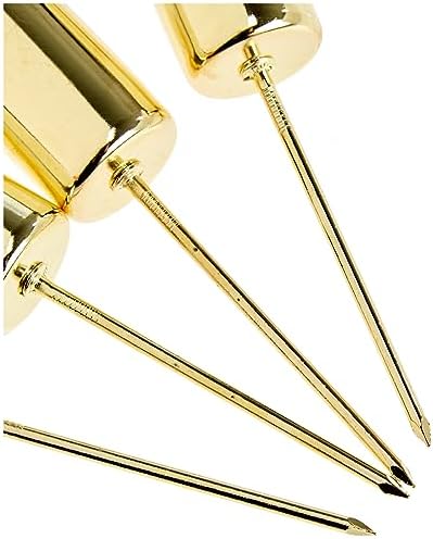 Riffelmacher 10860 Gold Metal Taper Candle Holder Pack of 4