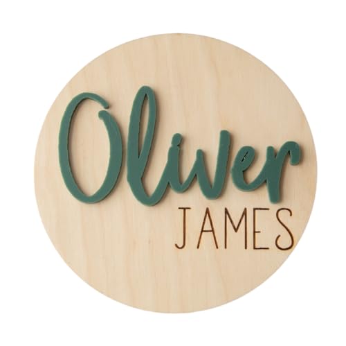 Personalized Newborn Announcement Sign - Double Sided 1