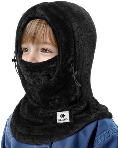 Kids Ski Mask Balaclava with Windproof Hood