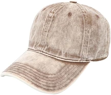Cambkatl Mens Distressed Ripped Dad Cap