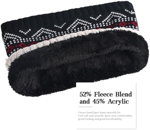 DANMY Kids Winter Knit Beanie Scarf Gloves Set