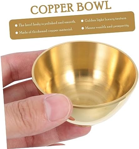PRETYZOOM Gold Trim Decorative Serving Bowl