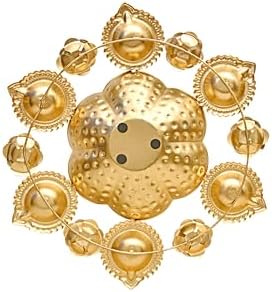 DIGGY ARTS Premium Gold Urli Bowl 11 Inch