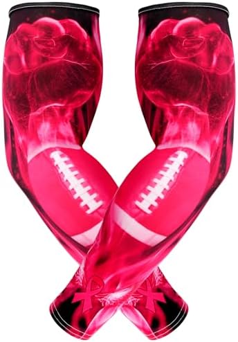 SNOWSTAR Breast Cancer Awareness Arm Sleeve with Pink Ribbon