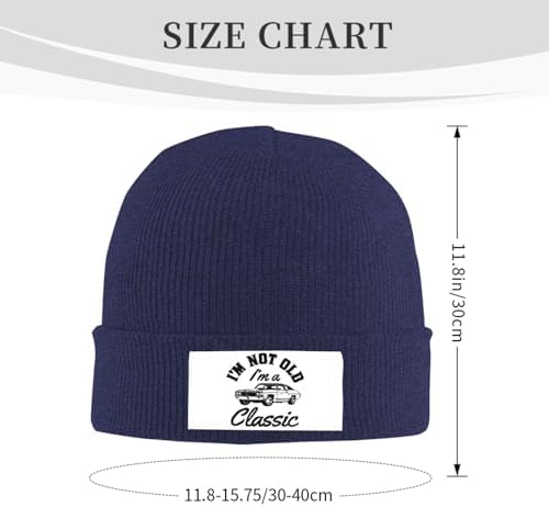 Im Not Old Im Classic 4 Knitted Hat Black Winter Warm Cap