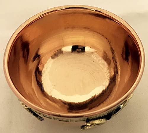 Tree of Life Copper Offering Bowl 3 - New Age Imports Inc