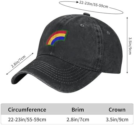 42nd Infantry Division SSI Washed Denim Baseball Cap For Men and Women