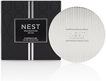 NEST New York Silver Classic Candle Lid 1