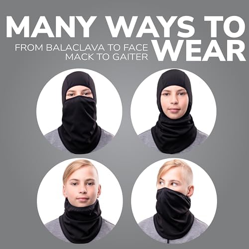 KARIMAT Balaclava Face Mask for Kids - Winter Protection
